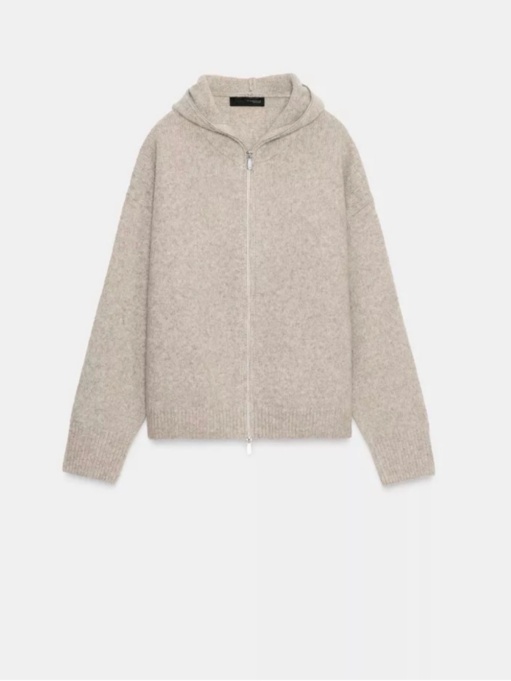 Zara Wool Blend Hooded Zip